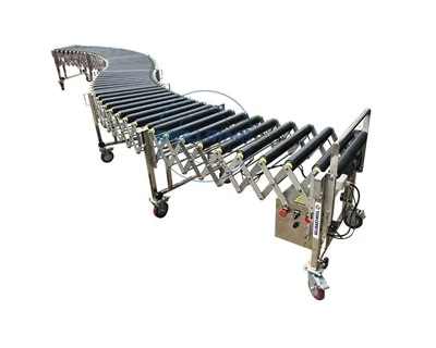 Fais Fab Expandable Cov Menyuam Conveyor Rau Loading Thiab Unloading